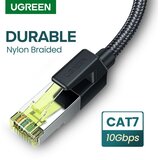 Ugreen Cat7 oklopljeni okrugli kabel s pletenim modularnim RJ45 Ethernet priključkom 2M | shoptok.hr