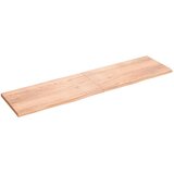 Stolna ploča svjetlosmeđa 200x50x(2-4) cm tretirana hrastovina | shoptok.hr
