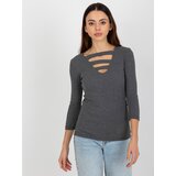 Lily Rose Blouse-EM-BZ-HS-21-520.49P-dark grey | Shoptok.si