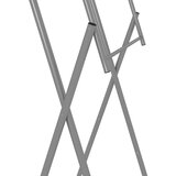  Zložljive noge za mizo srebrne 45x55x112 cm pocinkano je | Shoptok.si