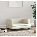 vidaXL Krevet za pse krem 60x40x30 cm od umjetne kože Cijene