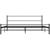  Okvir za krevet crni metalni 200 x 200 cm | Eponuda.com