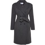 Trendyol Coat - Gray - Double-breasted Cijene