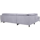 MID.YOU KOTNA SEDEŽNA GARNITURA, velur siva | Shoptok.si