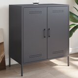  The Living Store Komoda antracitna 68x39x79 cm jeklo - Komoda, (21496121) Cene