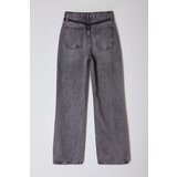 Trendyol Anthracite Color Block High Waist Wide Leg Jeans | Shoptok.si