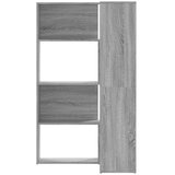  Kutni regal z knjige 4 razine artisian hrast 85x85x140cm drveni | shoptok.hr