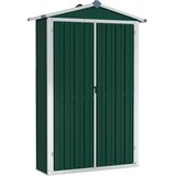  Vrtno spremište zeleno 116x45x175 cm od pocinčanog čelika | shoptok.hr