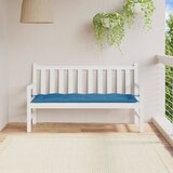  Jastuk za vrtnu klupu prošarano plavi 150 x 50 x 7cm od tkanine | shoptok.hr