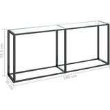  Konzolni stol prozirni 180 x 35 x 75,5 cm od kaljenog stakla | Eponuda.com