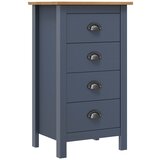 vidaXL Komoda Hill Range siva 46 x 35 x 80 cm od masivne borovine Cijene