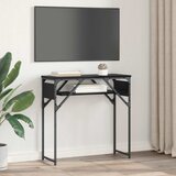  Konzolnistol Crni hrast 75x30x75cm Konstruirano drvo | shoptok.hr