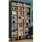 MID.YOU REGAL 102/181/23 cm antracit, medeni hrast | Shoptok.si