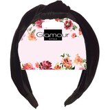 Glamour Razkošna Črna Velur Lasna Trakica z Voalom, (22068004) | Shoptok.si