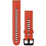 Garmin QuickFit 20 remen za sat, silikon plameno crvene/tamnosive boje | shoptok.hr