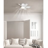 Globo 03625W - LED prigušiva stropni ventilator DELORES LED/5W/230V 2700-6500K bela + daljinski upravljač | Eponuda.com