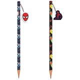 Luna olovka s grafitom i gumicom s motivom spider-mana, dvije različite varijante, 1 komad | shoptok.hr
