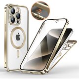 INF Ovitek za iPhone z zaščito zaslona za serijo iPhone 15 Gold iPhone 15 Pro, (21296356) Cene