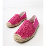 Gemre Pink perforated platform espadrilles Plevis | Shoptok.si
