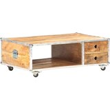  Klubska mizica 89x59x33 cm trden robusten mangov les | Shoptok.si