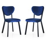 Hanah home Set trpezarijskih stolica Beta 839 V2, 2 komada, Tamnosivi | Eponuda.ba
