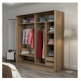 Hanah home Ormar Kale 180x210x52cm Bež-Antracit | Eponuda.ba