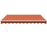  Automatska tenda na uvlačenje narančasto-smeđa 3 x 2,5 m | shoptok.hr