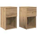 Ormarić za krevet 2 pcs Hrast artisan 29 x 31,5 x 49 cm | shoptok.hr