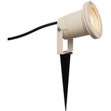 QAZQA Vrtna vbodna svetilka siva bež GU10 50mm nastavljiva IP65 vklj. kabel in vtič - Basic cene