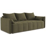 Makamii Kaki zelena sklopiva/s prostorom za odlaganje sofa 225 cm Moku – | shoptok.hr