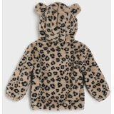 Sinsay Jakna od umjetnog krzna s kapuljačom i leopard uzorkom | shoptok.hr