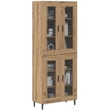  Highboard 2 kom. Umjetnički hrast 69,5 x 34 x 180 cm | shoptok.hr