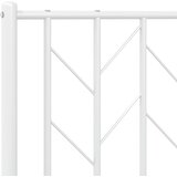  Metalno uzglavlje za krevet, bijelo, 80 cm | shoptok.hr