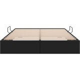  Otomanski krevet s pohranom Crna 140 x 200 cm Lažna koža | shoptok.hr