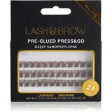 Lash Brow Press&Go Self-Adhesive Eyelashes samolepilne šopaste trepalnice Party Fever Brownie 1 kos Cene