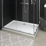 vidaXL Podloga za tuširanje s točkicama bijela 80 x 120 x 4 cm ABS Cijene