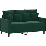  3-dijelni set sofa s jastucima tamnozeleni baršunasti | Eponuda.ba