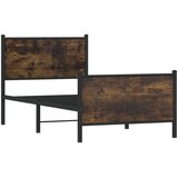  Metalni okvir kreveta bez madraca boja hrasta 90x200 cm | shoptok.hr