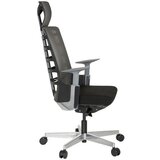 MID.YOU Pisarniški Stol Skarif, Črna, Siva | Shoptok.si