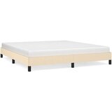  Posteljni okvir krem 180x200 cm blago, (20794698) | Shoptok.si