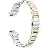 INF Združljiv s Fitbit Inspire/Inspire HR/Inspire 2 kovinski pašček iz nerjavečega jekla silver+gold, (5000116474) | Shoptok.si