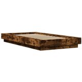 vidaXL okvir za krevet s led svjetlima boja hrasta 100 x 200 cm drveni | shoptok.hr