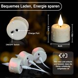 CIBNEW 11x polnilna LED čajna svečka z daljincem | Shoptok.si
