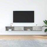 TV ormarići 2 kom boja betona 100x31x25,5 cm konstruirano drvo | shoptok.hr