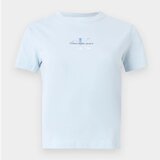 Calvin Klein Jeans Majice s kratkimi rokavi Camisetas Mujer Modèle Lv047f841g Modra Cene