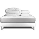 VITALIT Kompletni paket za posteljo - Vzmetnica 140x190 cm + Vzmetni okvir z letvami (komplet) + 2 vzglavnika + Prevleka - Vitalmemo, (21614042) | Shoptok.si