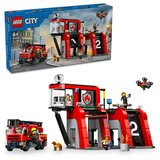 Lego Vatrogasna stanica Citi sa vatrogasnim vozilom | Eponuda.ba