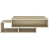  Stolić za kavu boja hrasta 105 x 55 x 32 cm konstruirano drvo | shoptok.hr