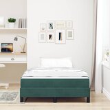  Krevet s opruga kutije Tamnozelena 120 x 190 cm tkanina | shoptok.hr