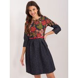 LAKERTA Dress-LK-SK-506575.60-navy-red | Shoptok.si